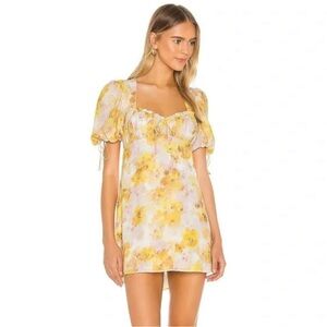 For Love and Lemons Zinna Floral Mini Dress